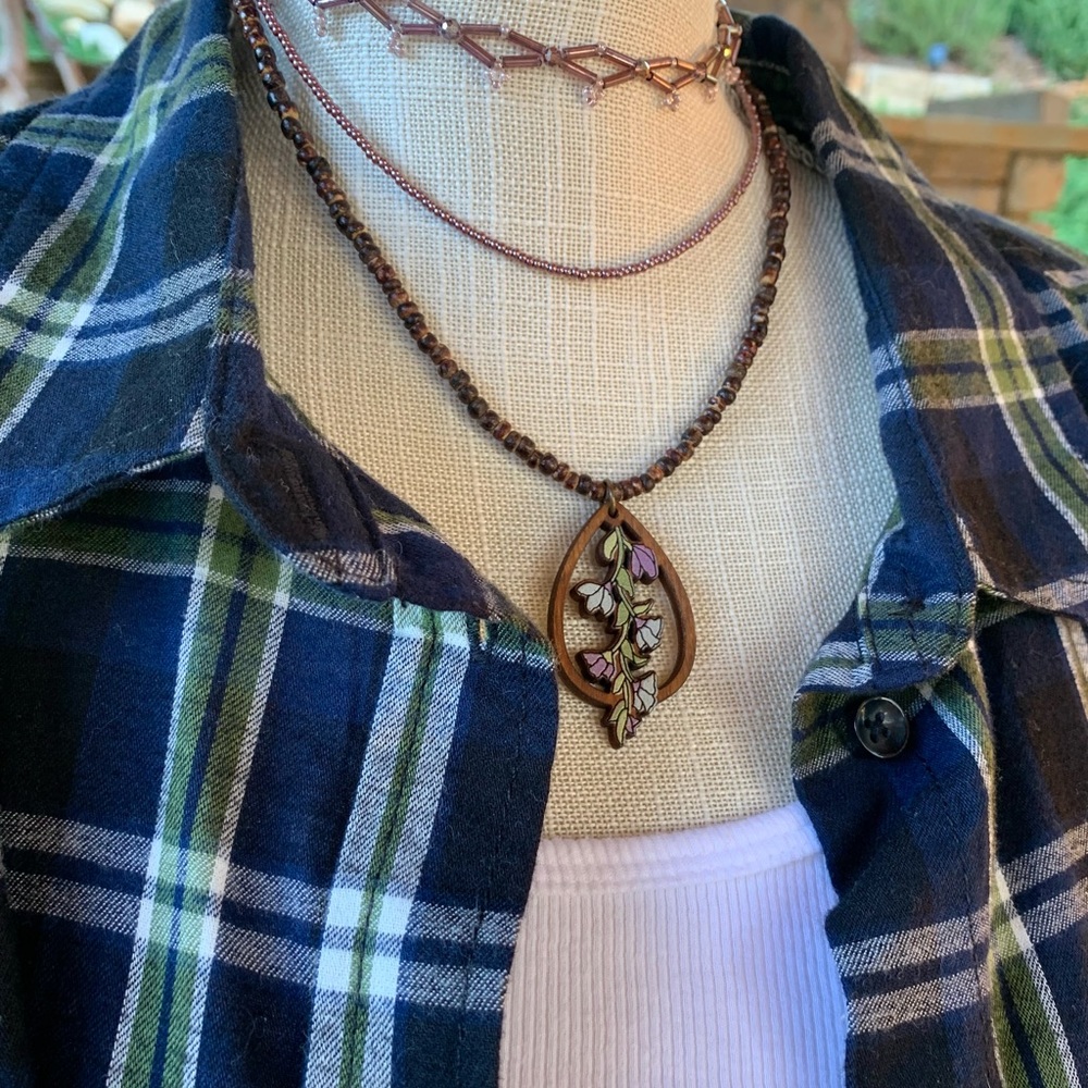 Woodland Multi-Layered Necklace - Picture 8 of 14